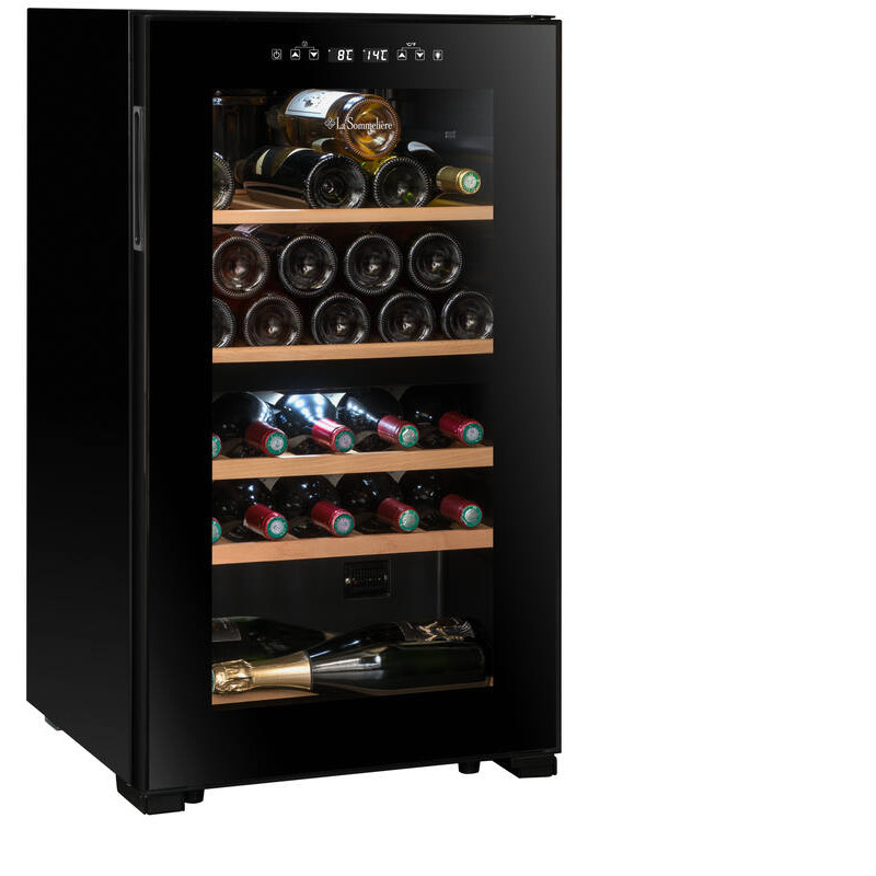 Double zone temperature-controlled cellar SLS32DZBLACK 32 Bottles - La Sommelière