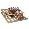 CLAPRE05 wooden display rack La Sommelière - elegant & practical 