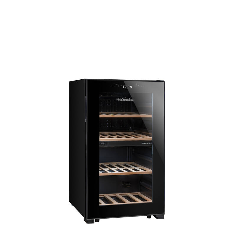 Dual-zone temperature-controlled cellar LS51.2ZBLACK 50 Bottles - La Sommelière